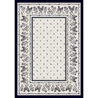 Milliken Milliken French Country 7477 / 297 8 X 8 Square Raven Area Rugs
