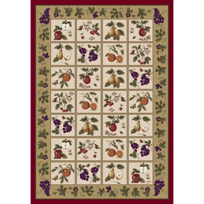 Milliken Milliken Claires Orchard 7475 / 293 4 X 5 Oval Paprika Area Rugs