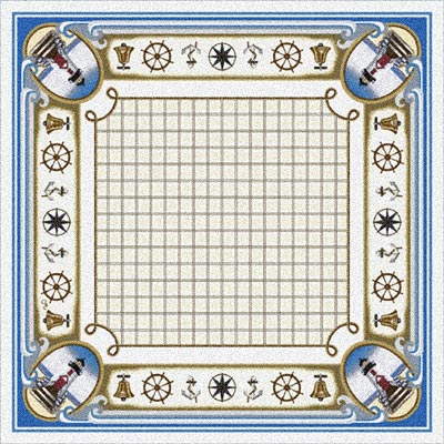 Milliken Milliken Maritime 7481 / 297 8 X 8 Square Ivory Straw Area Rugs