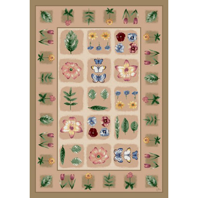 Milliken Milliken Botanical Floral 7473 / 217 2 X 8 Runner Buff Area Rugs