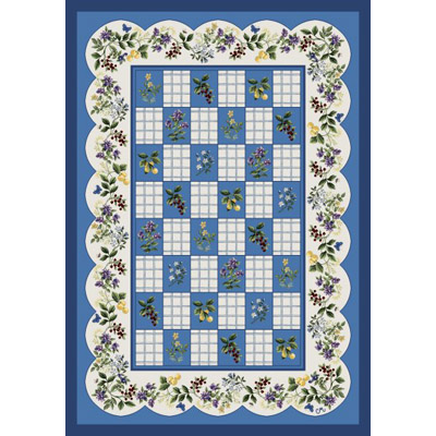 Milliken Milliken Berry Scallop 7472 / 201 5 X 8 Atlantic Area Rugs