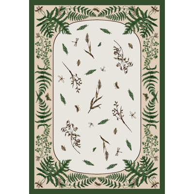 Milliken Milliken Woodland Fern 7484 / 297 8 X 8 Square Outfield Area Rugs