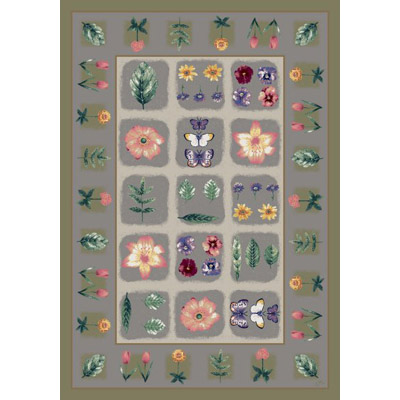 Milliken Milliken Botanical Floral 7473 / 202 8 X 11 Moonrock Area Rugs