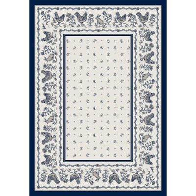 Milliken Milliken French Country 7477 / 296 8 Round Guardsman Blue Area Rug