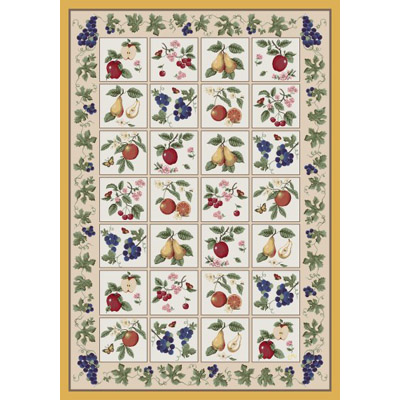 Milliken Milliken Claires Orchard 7475 / 296 8 Round Cornsilk Area Rugs