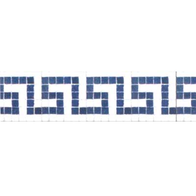 Daltile Daltile Glass Mosaic 12 Greek Key Tile  &  Stone