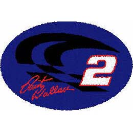 Strike Off Company, Inc Strike Off Company, Inc Rusty Wallace Rusty Wallace Oval Rug 2 X