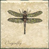 Interceramic Interceramic Garden Guests Dragonfly A - 4 X 4 Tile  &  Stone