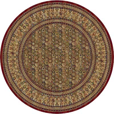 Home Dynamix Home Dynamix Cross Woven Legends 8 X 8 Round Red Round 6503 Area
