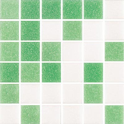 Casa Italia Casa Italia Basic Mosaic Mix Green Tile  &  Stone