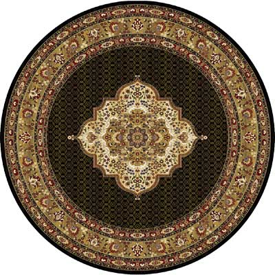 Home Dynamix Home Dynamix Cross Woven Legends 5 X 5 Round Black Round 6513 Ar