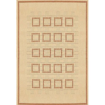 Stepco Stepco Patio Rugs 5 X 8 027 Cream Terra Area Rugs