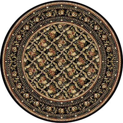 Home Dynamix Home Dynamix Cross Woven Legends 5 X 5 Round Black Round 6514 Ar