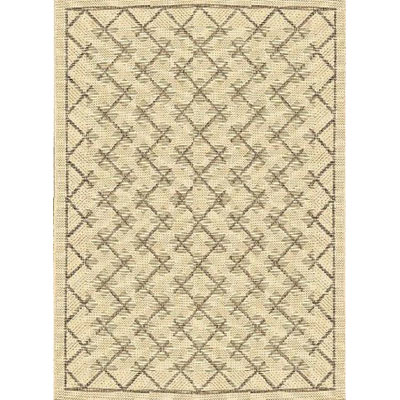 Stepco Stepco Patio Rugs 5 X 8 724 Cream Brown Area Rugs