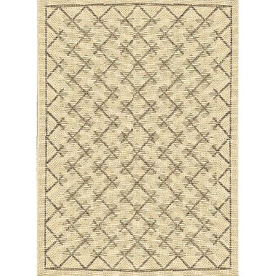 Stepco Stepco Patio Rugs 5 X 8 724 Cream Brown Area Rugs