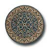 Kaleen Kaleen Mystical Garden 6 Round Williamsburg Garden Blue Area Rug