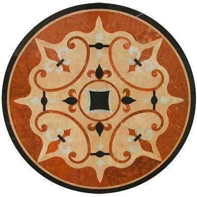 Mohawk Mohawk Waterjet Inlays 48 X 48 Cwwj-r4 Tile  &  Stone