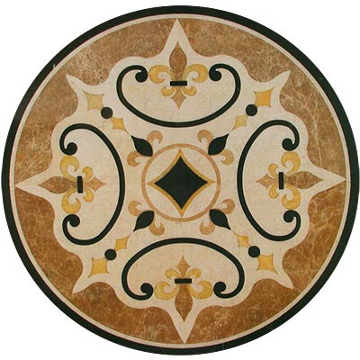 Mohawk Mohawk Waterjet Inlays 36 X 36 Cwwj-r1 Tile  &  Stone