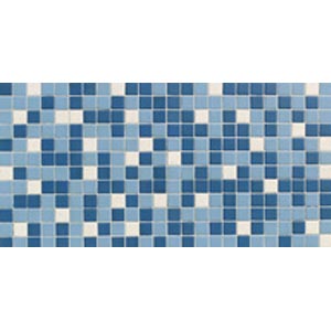 Daltile Daltile Keystones Blends Mosaic 1 X 1 Blue Blend Tile  &  Stone