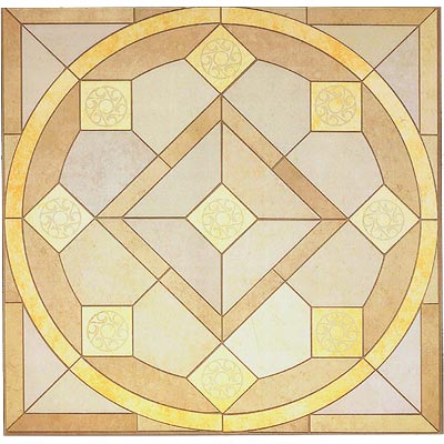 Lea Ceramiche Lea Ceramiche Ancient Jerusalem Rosone 38 X 38 Rosone Multicolor