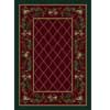 Milliken Milliken Fruit Medley 8 Square Garnet Area Rugs