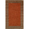 Harounian Rugs International Harounian Rugs International European 5 X 8 Rust Area Rugs