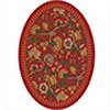 Milliken Milliken Vachell 8 X 11 Oval Indian Red Area Rugs