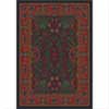 Milliken Milliken Sumero 8 X 11 Russet Ebony Area Rugs