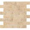 Tesoro Tesoro Pietra Latina Brick Mosaic Nocciola Senese Tile  &  Stone