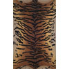 Trans-Ocean Import Co. Trans-ocean Import Co. Safari 2 X 8 Tiger Brown Area Rugs