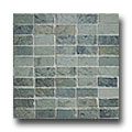 Casa Dolce Casa Casa Dolce Casa Flagstone Mosaic 1 X 2 Green Tile  &  Stone