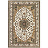 Central Oriental Central Oriental Rosette 2 X 8 Rosette Ivory Area Rugs