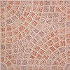 Megatrade Corp. Megatrade Corp. Mosaici Del Mare 13 X 13 Rosso Red Tile  &  Stone