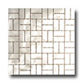 Metal Border Metal Border Pure Metal Basketweave Mosaic Graffiato / brushed Til