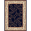 Central Oriental Central Oriental Meandering Garden 4 X 6 Meandering Garden Navy
