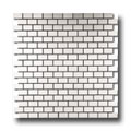 Metal Border Metal Border Pure Metal Brick Mosaic 1 X 1 Satin Tile  &  Stone