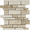 Megatrade Corp. Megatrade Corp. Jillian Mosaic - Blended Sizes White Beige Satur