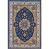 Central Oriental Central Oriental Rosette 7 X 10 Oval Rosette Navy Area Rugs