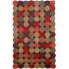 Trans-Ocean Import Co. Trans-ocean Import Co. Amalfi 5 X 8 Circles Teak Area Rugs