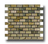 Caribe Stone Caribe Stone India Tumbled Slate Brick Mosaic Autumn Tile  &  Ston