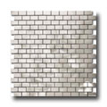 Metal Border Metal Border Pure Metal Brick Mosaic 1 X 1 Graffiato / brushed Til