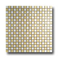 Metal Border Metal Border Pure Metal Mosaic .5 X .5 Scacchi Oro Tile  &  Stone