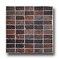 Casa Dolce Casa Casa Dolce Casa Flagstone Mosaic 1 X 2 Black Tile  &  Stone