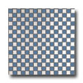 Metal Border Metal Border Pure Metal Mosaic .5 X .5 Scacchi Blu Tile  &  Stone