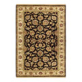 Nejad Rugs Nejad Rugs Signature Legacy 6x9 Agra Black / antique Ivory Area Ru