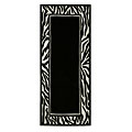 Nejad Rugs Nejad Rugs African Safari 3 X 8 Runner Zebra Border Black / ivory