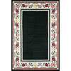 Nejad Rugs Nejad Rugs Bucks County - Border Rug 3 X 6 Runner Black / ivory Ar
