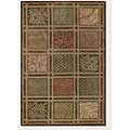 Couristan Couristan Kenya 4 X 5 Basketweave Collage Olive Area Rugs