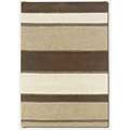 Couristan Couristan Super Indo-natural 3 X 5 Retro Stripe Linen Beige Whit