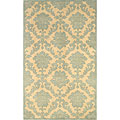 KAS Oriental Rugs. Inc. Kas Oriental Rugs. Inc. Chateau 4 X 5 Chateau Ivory / sky Blue Are